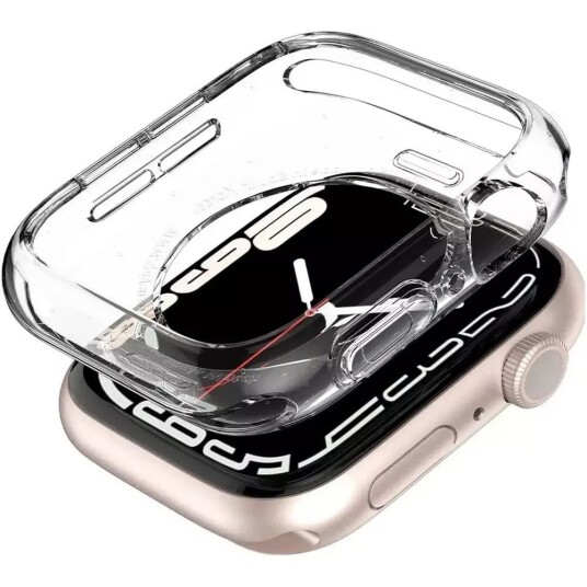 Spigen Apple Watch (44/SE/45mm) Liquid Crystal Deksel - Gjennomsiktig Spigen Apple Watch (44/SE/45mm) Liquid Crystal Deksel - Gjennomsiktig