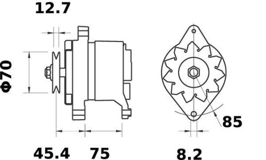 Drivstoffilter MAHLE KX 395