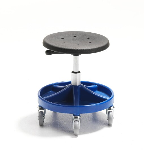 GBP 410432024 Arbeidskrakk 350–470 mm Ø 75 mm hjul Svart Garasjeinnredning & oppbevaring GBP 410432024 Arbeidskrakk 350–470 mm Ø 75 mm hjul Svart Garasjeinnredning & oppbevaring