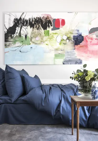 Borås Cotton Sengesett Cloud I Sateng - Deep Blue Størrelse: 140x200 Cm 1506523 1734920-01-36 Borås Cotton Sengesett Cloud I Sateng - Deep Blue Størrelse: 140x200 Cm 1506523 1734920-01-36
