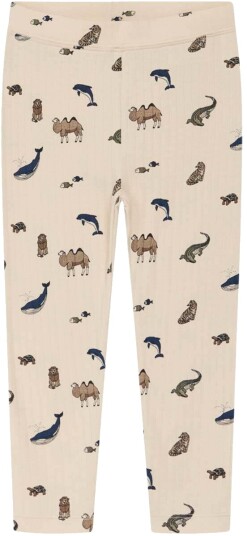 Hust&Claire bambus Hust & Claire Ludo leggings i bambus til barn french oak (68) 68