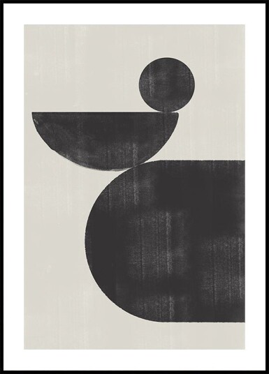 Geometric Harmony Poster Plakat / 40x50cm