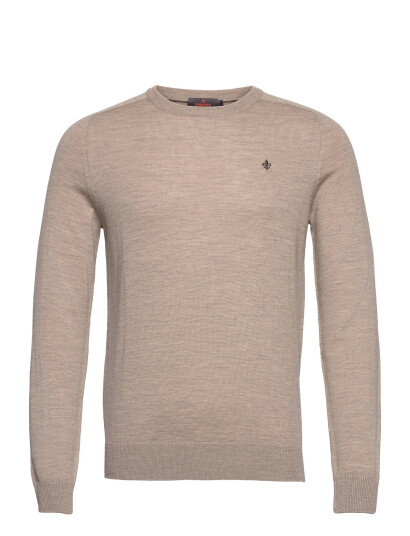 Morris Merino Oneck - Beige - XL