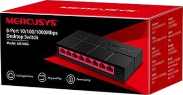 Mercusys MS108G - Switch - 8 x 10/100/1000 - stasjonær