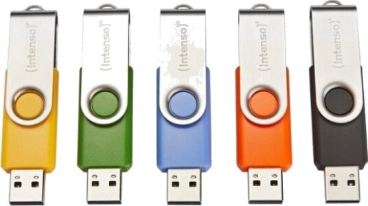Intenso Basic Line USB-minne 32 GB USB-A 2.0 Flerfarget