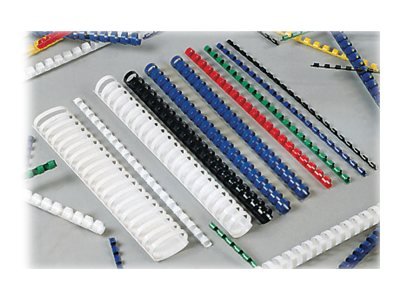 Gbc Combbind 16 Mm 21 Ringer A4 210 X 297 Mm 145 Ark Rød 100 Stk Plastbindekam For P/N: 2101435 4400399 Ib271106 Ib271717