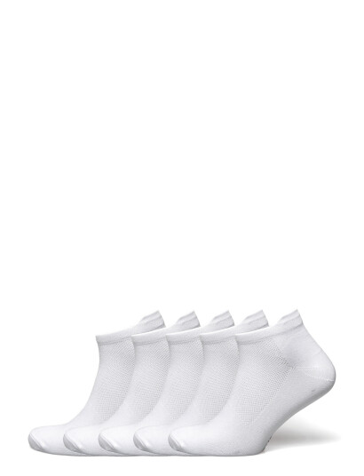 ZEBDIA 5-Pk Ancle Running Socks - White - 43-46 ZEBDIA 5-Pk Ancle Running Socks - White - 43-46