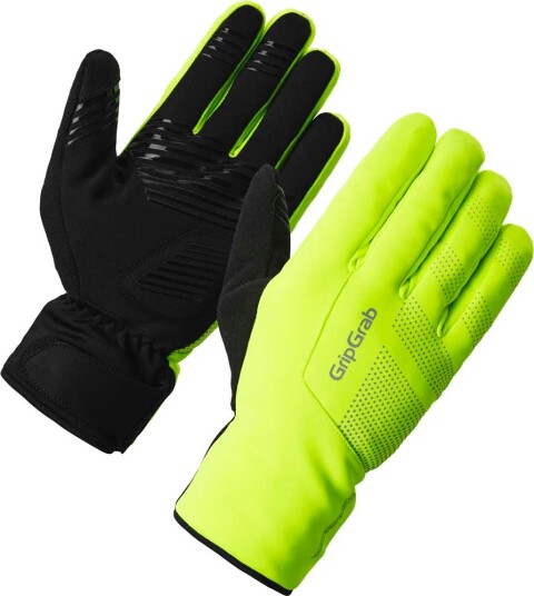 Gripgrab Unisex Gripgrab Ride 2 Waterproof Winter Gloves Yellow Hi Vis L