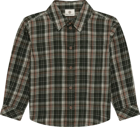 En Fant Shirt Ls Khaki green 116 En Fant Shirt Ls Khaki green 116