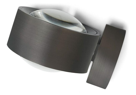 Antidark Easy Lens LED W120 Vegglampe Dim-To-Warm 1800K-2700K Titan Lampemesteren