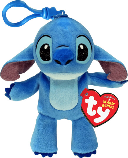 TY Stitch - Alien Floppy Clip - Blue - 9.5 CM
