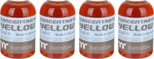 Thermaltake Premium Concentrate Kjølevæskekonsentrat 4 x 50 ml Gul