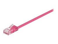 MicroConnect nettverkskabel - 20 m - rosa MicroConnect nettverkskabel - 20 m - rosa