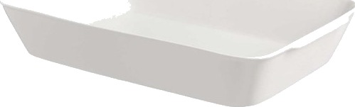 La Porcellana Bianca Anghiari Bake /Serveringsform Hvit 35 X 22 Cm