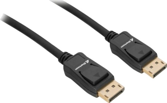 Kabel Displayport 1.4 (Hann > Hann) 8K (Svart, 2 Meter) Kabel Displayport 1.4 (Hann > Hann) 8K (Svart, 2 Meter)