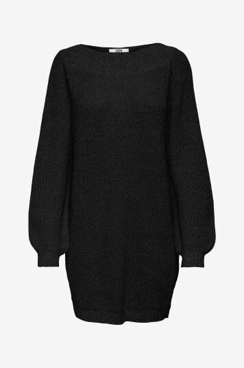 JDY   Strikketkjole jdyWhitney Megan L/S Boat Dress Knt   Svart