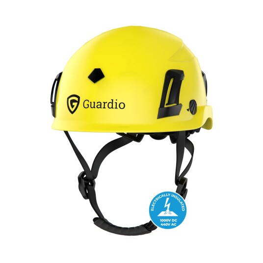 Guardio Armet Volt Fluorescerende sikkerhetshjelm flammende gul 1 stk SBG-1001676 size 53-63 cm Blazing Yellow 53-63 cm