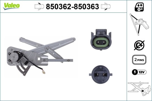 Vindusheis VALEO 850363