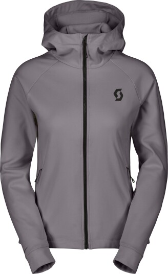 Scott Women's Hoody Defined Warm Zip Evening Grey L Scott Women's Hoody Defined Warm Zip Evening Grey L