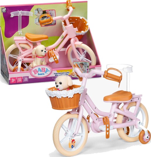 BABY born Baby Born Bike With Lucky Pink ONE SIZE