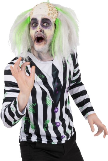 Beetlejuice Lisensiert Kostymetopp - M Beetlejuice Lisensiert Kostymetopp - M