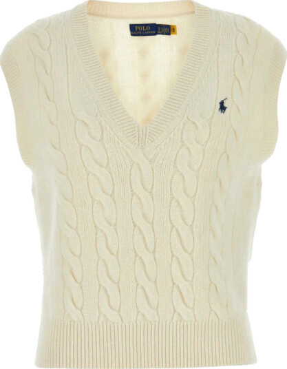 Polo Ralph Lauren Dame Strikkevarer Hvit M,