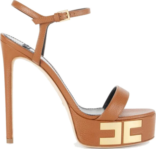 Elisabetta Franchi Dame Sko Brun 39 EU,