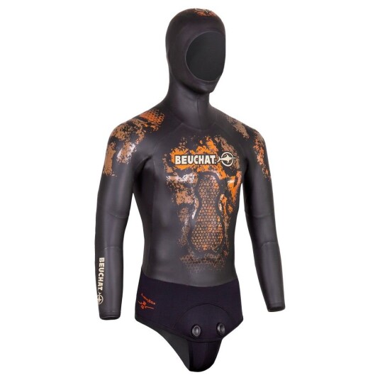 Beuchat overdel Elite 5 & 7 mm herre grå oransje Beuchat overdel Elite 5 & 7 mm herre grå oransje