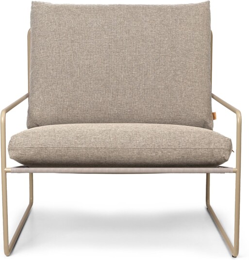 Ferm Living Desert 1 Seater Cashmere Dark Sand Utendørs Lenestoler Metall/syntetisk/skum/plast Ferm Living Desert 1 Seater Cashmere Dark Sand Utendørs Lenestoler Metall/syntetisk/skum/plast