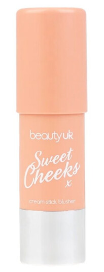 Beauty UK Sweet Cheeks No.1 Peachy Cream 6g