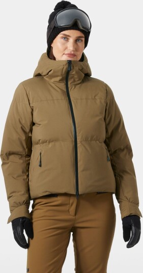 Helly Hansen Nora Kort Boble skijakke Dame Brun S