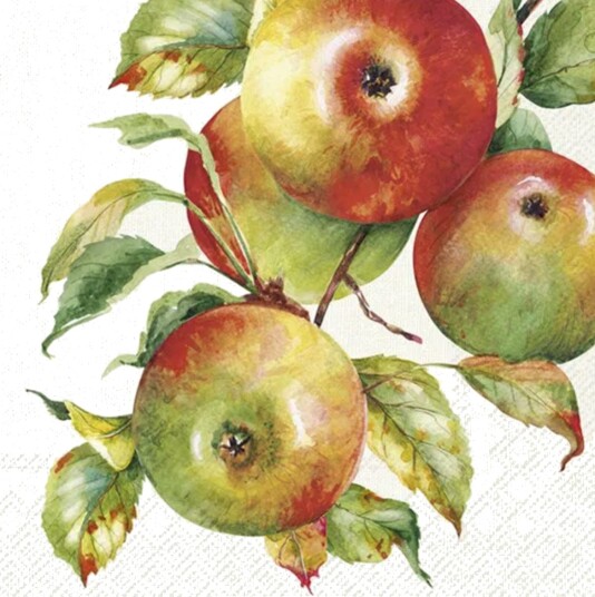 Servietter Home grown apples kaffe