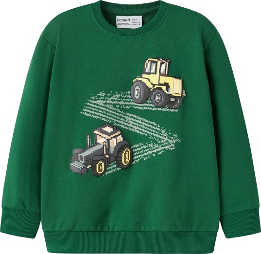 Name It Nmmlavandin Ls Nreg Sweat Bru Green 86