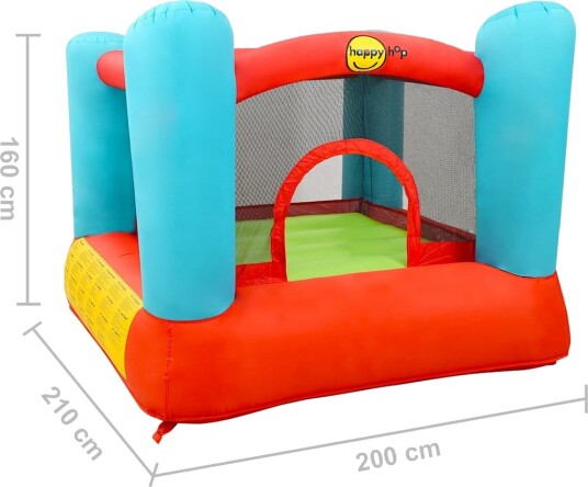 Happy Hop Oppblåsbart hoppeslott 200x210x160 cm PVC