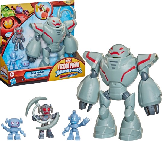 Iron Man Ultron Gigantisk Actionfigur med Rustning 27,9 cm