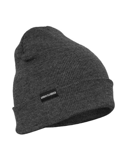 Urban Classics Basic Flap Beanie Grå