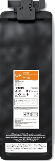 Epson T51P8 oransje blekkpakke 800 ml