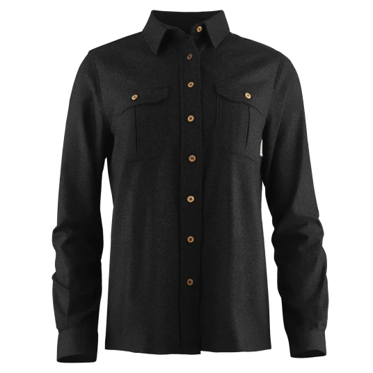 Aclima Women's ReBorn Woolshirt Dark Grey Melange S
