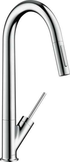 HANSGROHE AXOR STARCK KJØKKENARMATUR MED PIN GREP OG UTR TUT KROM HANSGROHE AXOR STARCK KJØKKENARMATUR MED PIN GREP OG UTR TUT KROM