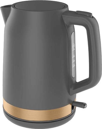 Emerio 1,7L Vannkoker 2200W Grå/Gull