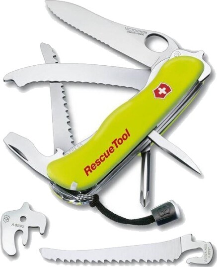 Victorinox Rescue Tool Multiverktøy 111mm med 13 funksjoner - Gul