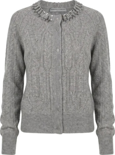 Ermanno Scervino Dame Strikkevarer Grå XS, Ermanno Scervino Dame Strikkevarer Grå XS,