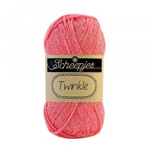 Scheepjes Twinkle Garn Glimmer 929 Korall