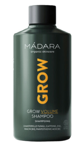 Mádara Grow Volume Sjampo 250 ml - For Mer Volum, Glans og Fuktighet Mádara Grow Volume Sjampo 250 ml - For Mer Volum, Glans og Fuktighet