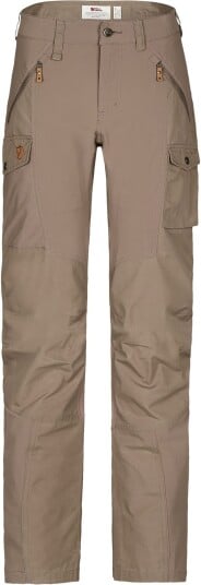 Fjellreven Nikka Trousers Curved W Suede Brown Female