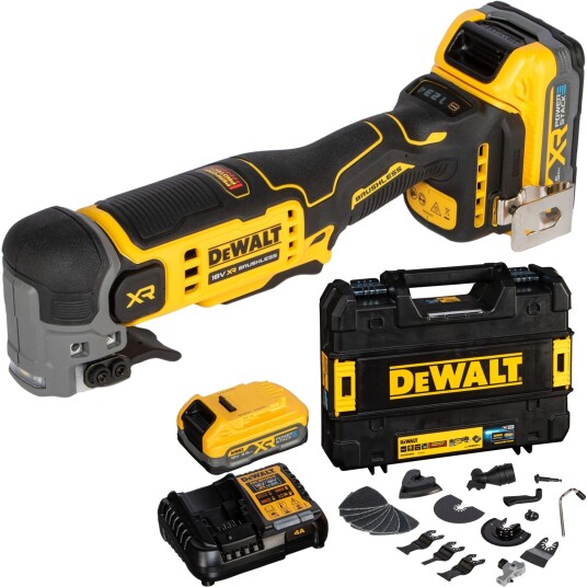 DeWalt Batteridrevet Multiverktøy DCS359 XR 18 v, 2 × 3,5 ah Batterier