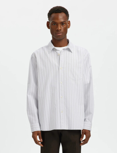 Selected Slhrlxsander Oxford Shirt Ls Noos White L Selected Slhrlxsander Oxford Shirt Ls Noos White L