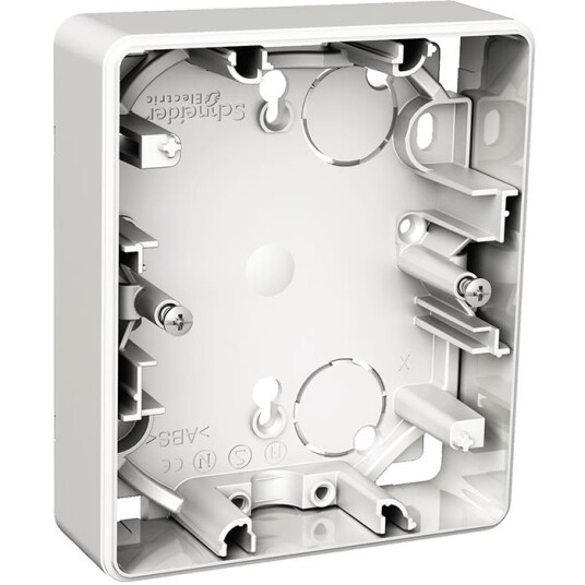 Schneider Electric Exxact WDE002360 Forhøyningsboks utenpåliggende, for 2-veisuttak
