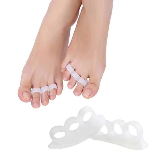 2 -pakk tå separatorer Hallux valgus