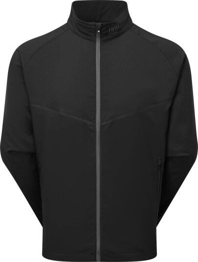 FootJoy Full Zip Zephyr Windshirt Svart Golfjakke herre Black XXX Large